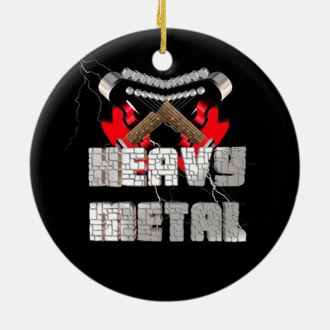 Adorno De Cerámica Pesado metalizado (Atrás)