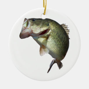Adorno De Cerámica Pesca de la lubina