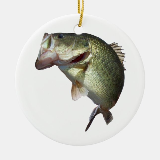 Adorno De Cerámica Pesca de la lubina (Frente)