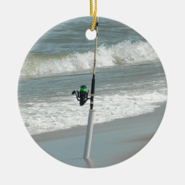 Adorno De Cerámica Pesca de resaca (Frente)