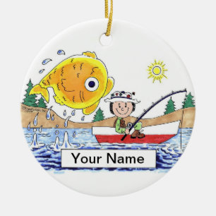 Adorno De Cerámica Pesca: mujeres