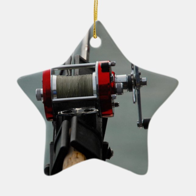 Adorno De Cerámica Pesca por destino (Frente)