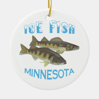 Adorno De Cerámica Pescado de hielo