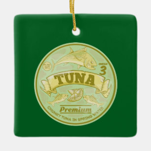 Adorno De Cerámica Pescado de lata de atún