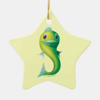 Adorno De Cerámica Pescados grandes