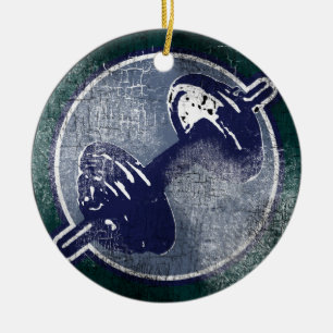 Adorno De Cerámica Peso en forma de gimnasio