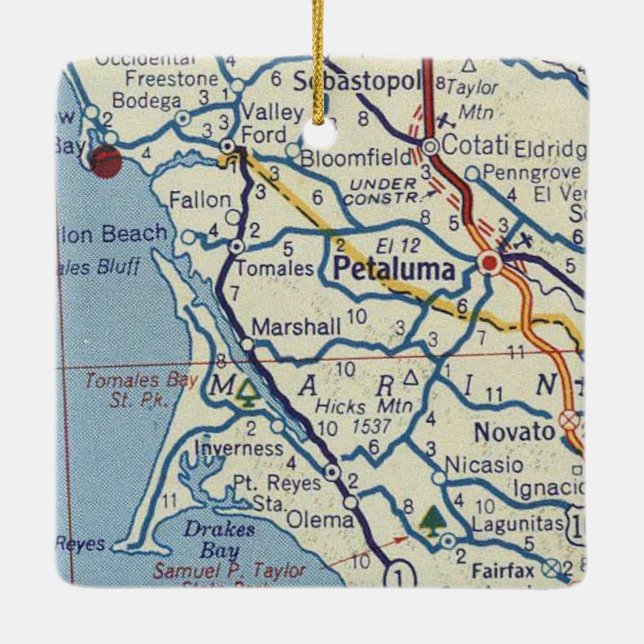 Adorno De Cerámica Petaluma CA (Reverso)