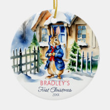 Peter rabbit invierno primeros regalos de Navidad