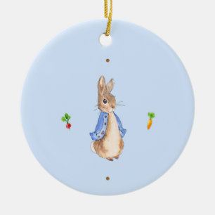 Adorno De Cerámica Peter Rabbit Ornament