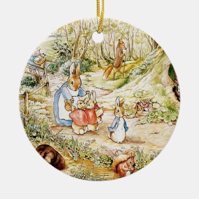 Adorno De Cerámica Peter Rabbit’s Neighbourhood by Beatrix Potter (Frente)