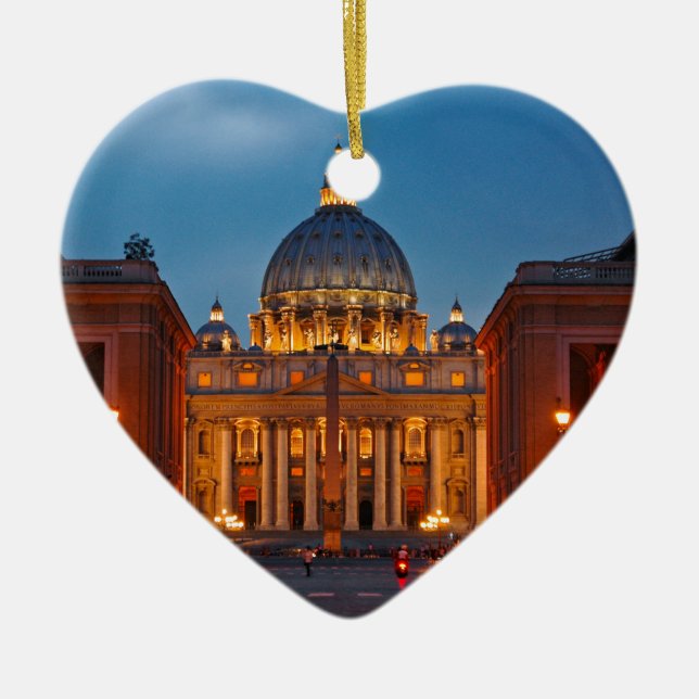 Adorno De Cerámica Petersdom en Roma - Italia (Frente)