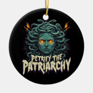 Adorno De Cerámica Petrificar la Patriarquía Medusa Empoderamiento