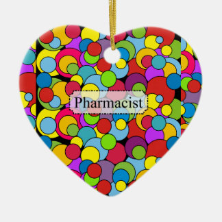 Adorno De Cerámica Pharmacist Gifts Whimsical Bubbles