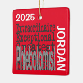 Adorno De Cerámica Phlebotomist Extraordinaire CUSTOM