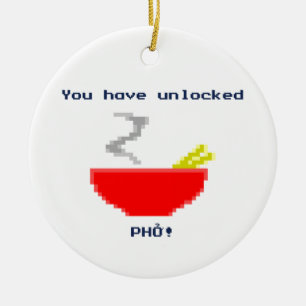 Adorno De Cerámica Pho de 8 bits