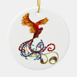 Adorno De Cerámica Phoenix