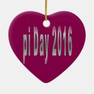 Adorno De Cerámica pi Day 2016 amor matemático