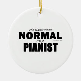 Adorno De Cerámica Pianista normal
