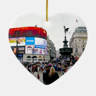 Adorno De Cerámica Piccadilly Circus - Foto profesional