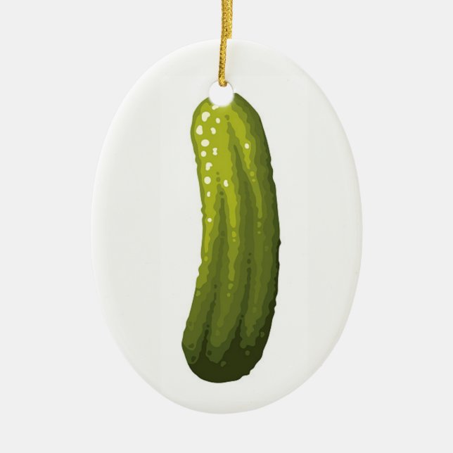 Adorno De Cerámica Pickle (Frente)