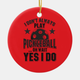 Adorno De Cerámica Pickleball