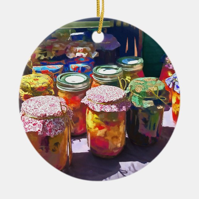 Adorno De Cerámica Pickles and Jellies (Frente)