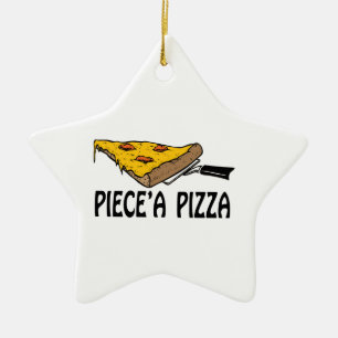 Adorno De Cerámica Piece una pizza