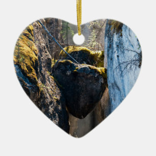 Adorno De Cerámica Piedras de tope en Maligne Canyon - Alberta, Canad