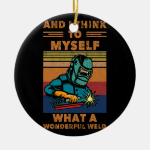 Adorno De Cerámica Pienso En Mí Mismo Que Una Maravillosa Soldadura D