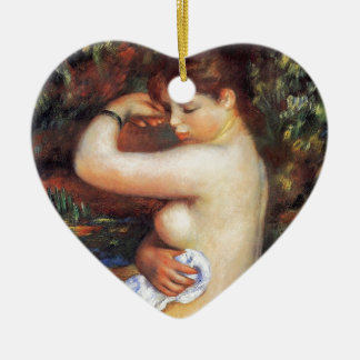 Adorno De Cerámica Pierre Auguste Renoir - Después del baño