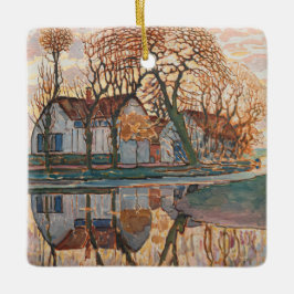 Adorno De Cerámica Piet Mondrian - Granja Cerca de Duivendrecht