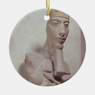 Adorno De Cerámica Pilar de Osirid de Akhenaten (1365-1349 A.C.) del