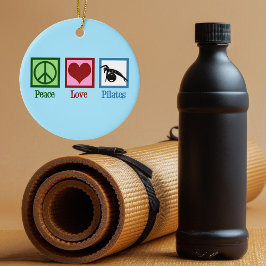 Adorno De Cerámica Pilatos de amor por la paz