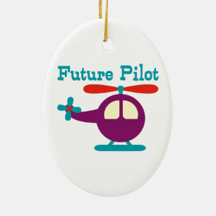 Adorno De Cerámica Piloto futuro