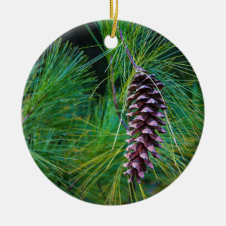 Adorno De Cerámica Pine Cone
