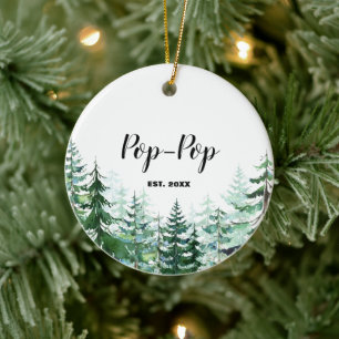 Adorno De Cerámica Pine Tree First Christmas (Un árbol de pino, prim