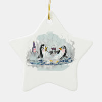 Pingüinos de la tina caliente