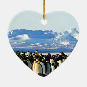 Adorno De Cerámica Pingüinos emperadores