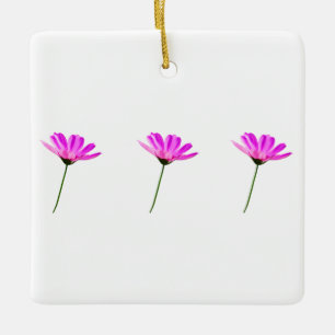 Adorno De Cerámica Pink Daisy