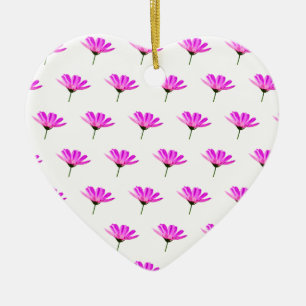 Adorno De Cerámica Pink Daisy