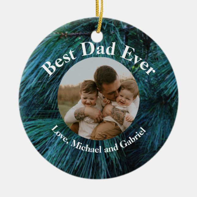 Adorno De Cerámica pino rústico (Frente)