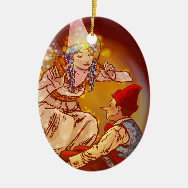 Adorno De Cerámica Pinocchio (Frente)
