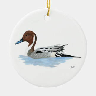 Adorno De Cerámica Pintail Duck
