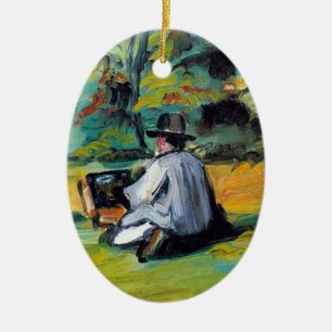 Adorno De Cerámica Pintor en el trabajo de Paul Cezanne, Arte Fino Vi