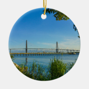 Adorno De Cerámica Pintoresco puente Arthur Ravenel
