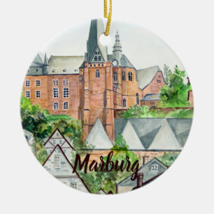Adorno De Cerámica Pintura acrílica en el municipio de Marburg Altsta