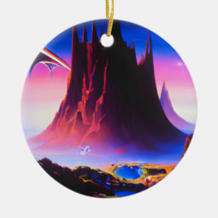 Adorno De Cerámica Pintura al óleo del mundo de los sueños