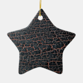 Adorno De Cerámica Pintura con grietas