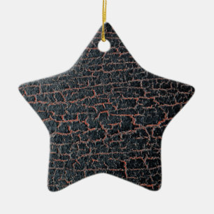 Adorno De Cerámica Pintura con grietas