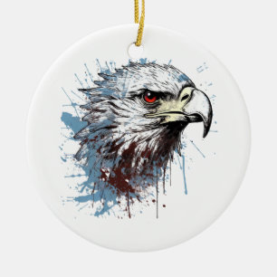 Adorno De Cerámica pintura de águila